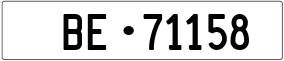 Truck License Plate